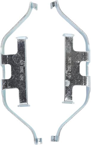 Brake Pad Anti Rattle 1 Pair Rear Disc Brake Pad Retaining 34216753675 Rear Brake Pad Anti Rattle Return Spring Replacement for 1 3 5 6 7 Series E82 E46 E90 E92 in Kuwait