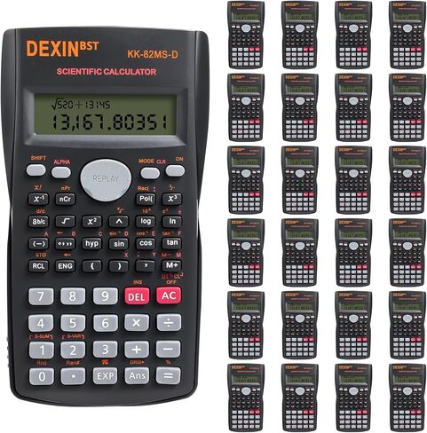 30 Pack Scientific Calculators with 2 Line Display Multi Function Engineering Calculator Ideal for Students Engineers Teachers Construction Finance Office Use School Business(Black) in Kuwait