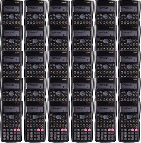 30 Packs Scientific Calculator Bulk, Individually Packaged Saillong 2 Line Engineering Math Calculators for High School, College Student and Teacher, and Business(Black) in Saudi Arabia