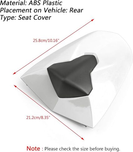 Artudatech ABS Rear Passenger Seat Cover Cowl Fit for Daytona 675 2013-2018, for Daytona 675R 2013-2018 in Saudi Arabia