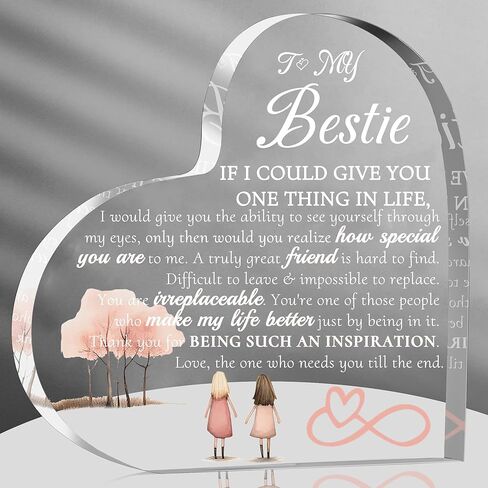 Aunt Gifts, Auntie Gift Ideas Heart Shaped Desk Sign Aunt Birthday Gifts From Niece Heart Acrylic Paperweight Birthday Gift 4×4 Inches in Saudi Arabia