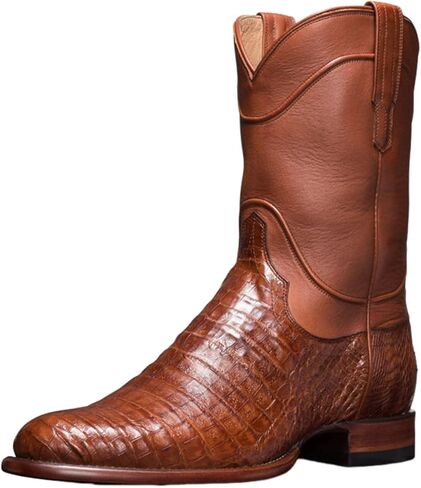 Mens Medieval Cowboy Boots Renaissance Round Toe Riding Mid-calf Boot for Halloween in Saudi Arabia