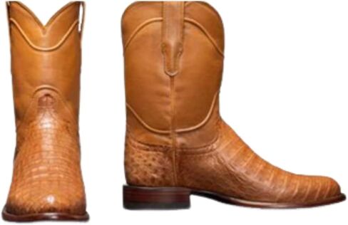 Mens Medieval Cowboy Boots Renaissance Round Toe Riding Mid-calf Boot for Halloween in Saudi Arabia