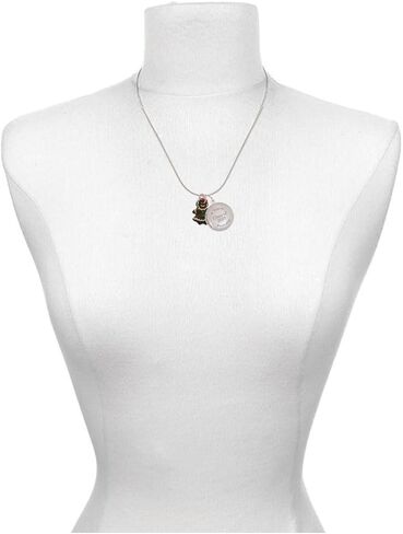 Delight Jewelry Enamel Gingerbread Girl Class of 2025 Year to Remember Locket Charm Necklace, 19+2" Extender in Saudi Arabia