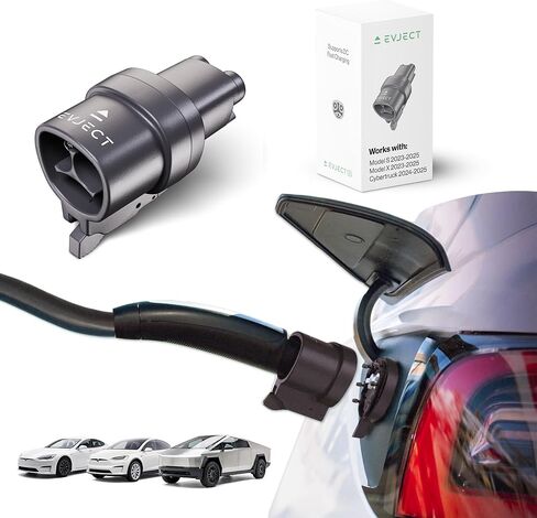 موصل الهروب 2.0 - موصل شاحن NACS للسيارات الكهربائية لانفصال الطوارئ الآمن - متوافق مع الطراز Y/3 (Post 2019) و NACS NACS EVS - المستوى 1 ، 2 و DC الشحن السريع in Kuwait