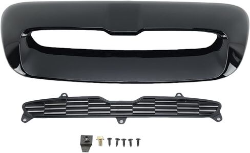 لوحة تنفيس الهواء ذات غطاء أسود لامع متوافقة مع Mini Cooper S R55 R56 R57 R58 2007-2014 لاستبدال 51132756095 51132757694 51232752275 in Kuwait