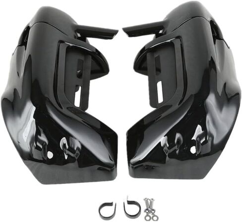 Glossy Black Lower Vented Leg Fairing Fits Street -(ABS Plastic), Rapid shipment in Saudi Arabia