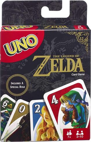 Mattel Games UNO the Legend of Zelda Card Game for Family Night with Graphics From the Legend of Zelda & Special Rule in Kuwait