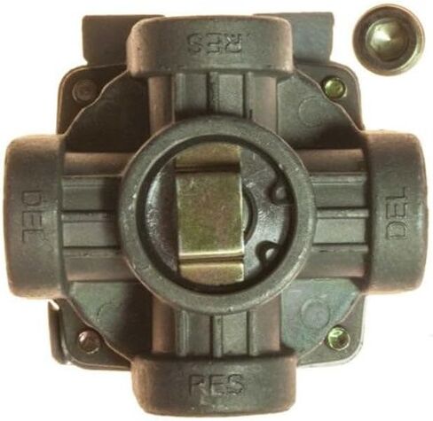 منتجات Mytee RG-2 صمام ترحيل فرامل الهواء عالي التحمل مع 4 منافذ - يستبدل KN-28500، Velvac 034056، Tectran 14458، Automann 170.KN28500، OE Aftermarket 3508613، PAI 36370، Navistar 459-790-C in Kuwait