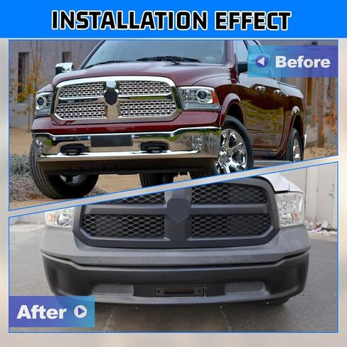 لوحة تركيب ونش WOLFSTORM لـ 2013-2018 RAM 1500 و2019-2024 دعامة تثبيت ونش كلاسيكية شديدة التحمل، فولاذ مطلي بالطاقة بسعة ونش 12,000 رطل in Kuwait
