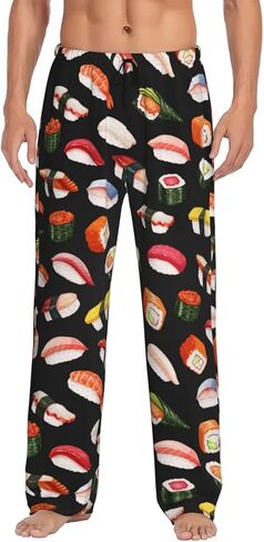 Funny Men's Soft Breathable Pajama Bottoms,Lightweight Lounge Sleep Pants for Men Sleepwear with Pocket in Saudi Arabia