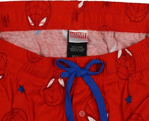 Marvel Spider-Man Pajamas Men's Monochromatic Allover Design Lounge Sleep Pants in Saudi Arabia