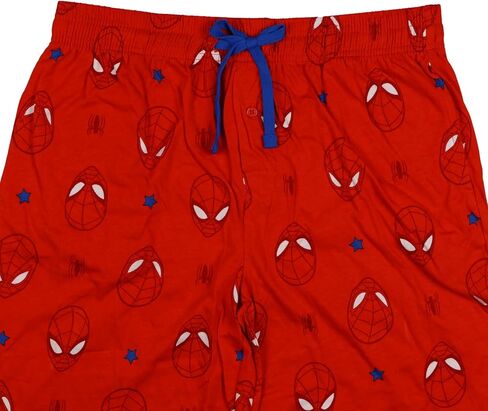 Marvel Spider-Man Pajamas Men's Monochromatic Allover Design Lounge Sleep Pants in Saudi Arabia