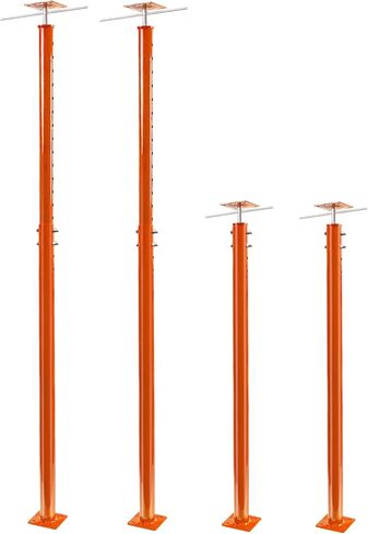Adjustable Jack Post, 55" to 99" Floor Pole Jack with Turning Bar, Heavy Duty House Floor & Beam Support for Basement, Crawlspace, Leveling, Roof Framing, Construction, 2-Pack in Saudi Arabia
