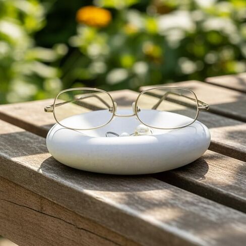 وعاء سحابي مقاس 6.3 بوصة، وعاء خرساني مزخرف لديكور المنزل، صينية مفاتيح لطاولة المدخل، صينية مجوهرات خرسانية، أوعية عضوية خرسانية غير متماثلة (بيج) in Kuwait