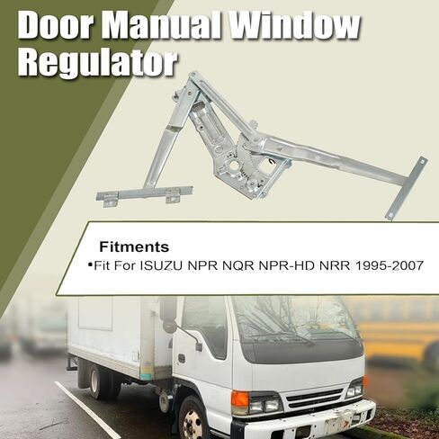 Priprilod Door Manual Window Regulator Front Right Passenger Side Fit For ISUZU NPR NQR NPR-HD 1995-2007#8-97852115-0 8978521150 in Saudi Arabia