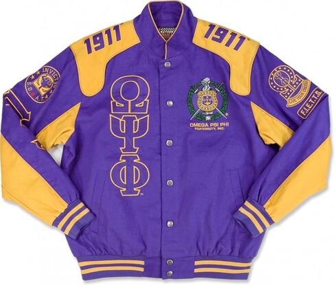 سترة Big Boy Omega Psi/Ψ Phi Divine 9 S11 للرجال من نسيج قطني طويل [أرجواني] - ID#40939-139-208-0-0 in Saudi Arabia