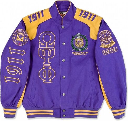 سترة Big Boy Omega Psi/Ψ Phi Divine 9 S11 للرجال من نسيج قطني طويل [أرجواني] - ID#40939-139-208-0-0 in Saudi Arabia
