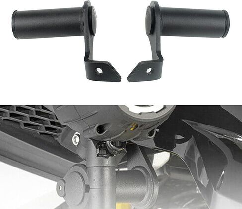 FSFY Plastic 1 Pair Spotlight Mounting Bracket Black Fog Light Fork bracket Fits for BMW G310 GS 2017 2018 GIVI LS5126 X S310 S320 in Saudi Arabia