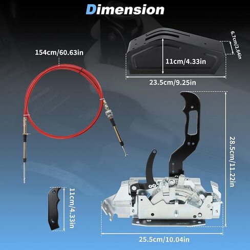81120 Automatic Ratchet Shifter for 3 & 4 Speed Transmission, for Ford C4 C5 C6, for GM 4L60E 4L65E TH200 250 350 400 2004R 700R4, for Chrysler Torqueflite A727 A518 A618 A500 A904 in Kuwait