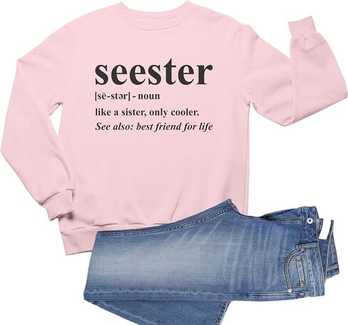 سترة Go All Out للبالغين من نوع Seester Like A Sister Only Cooler ذات رقبة دائرية in Kuwait