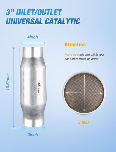 Nilight Catalytic Converter for Nissan Murano 3.5L 2003 2004 2005 2006 2007,Custom Fit Cat (EPA Standard) in Saudi Arabia