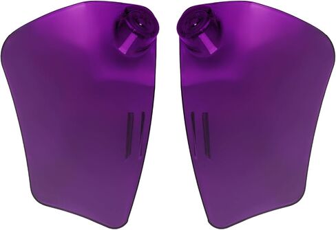 HDBUBALUS Motorcycle PC ST Headlight Fairing Air Deflector Side Wing Windshield Kit Fit for Harley Softail Low Rider ST 2022-up Purple in Saudi Arabia
