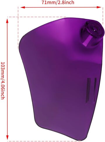 HDBUBALUS Motorcycle PC ST Headlight Fairing Air Deflector Side Wing Windshield Kit Fit for Harley Softail Low Rider ST 2022-up Purple in Saudi Arabia