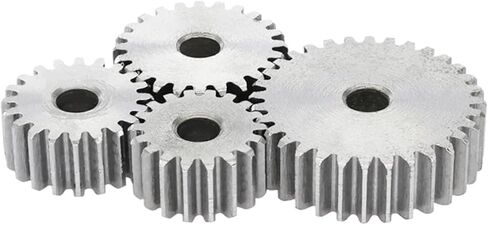 Spur Gear 1M-21/22/23/24/25/26/27/28/29/30T SC45# Carbon Steel Cylindrical 1Pcs(1M27T - Bore 6 mm) in Saudi Arabia