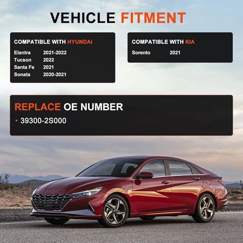 393002S000 مستشعر الضغط المطلق المنوع MAP لسيارة Hyundai Elantra 2021-2022، Tucson 2022، Santa Fe 2021، Sonata 2020-2021، Kia Sorento 2021، 39300-2S000 in Kuwait
