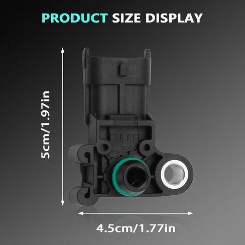 2PCS 55567257 Manifold Absolute Pressure MAP Sensor Fits 2013-2021 Encore, 2011-2017 Cruze, 2012-2020 Sonic, 2014-2021 Trax Replace 2134760, 12592525 in Saudi Arabia