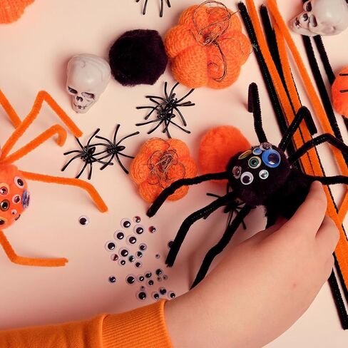 Essentials by Leisure Arts Pom Poms - Black -3" - 4 Piece pom poms Arts and Crafts - Colored Pompoms for Crafts - Craft pom poms - Puff Balls for Crafts in Kuwait