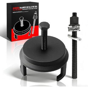 For GM 25264 Harmonic Balancer Puller, Harmonic Balancer Installation Tool Compatible for GM LS Engines 5.3L 6.0L 6.2L & Dodge Chrysler Jeep 3.6L 5.7L Hemi, No-Tap Removal, Crank Pulley Tool in Kuwait