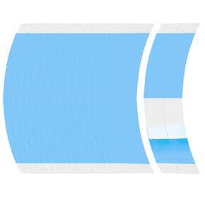 شريط شعر مستعار مزدوج الجوانب 60 قطعة من شريط الدانتيل للشعر المستعار، دانتيل قوي، شريط شعر مستعار مقاوم للماء، شريط لاصق على شكل حرف C، شريط دانتيل أمامي لوصلات الشعر المستعار، أزرق in Kuwait