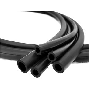 1/2/5M Black Rubber Hose ID2/3/4/5/6/7/8/910/11/12/14/16/18mm Oil Resistant Tubing Rubber Flexible Soft Fuel Tank Pipe(2M_ID 5XOD 8MM) in Kuwait
