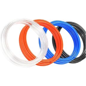 10M/20M/50M/100M Air Component Hose Tubing Tube 4mm 6mm 8mm 10mm 12mm Pipe Line Hose Pneumatic Tube for Compressor(Transparent 10m,12x8mm) in Kuwait