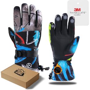 قفازات الثلج للأطفال، قفازات تزلج دافئة مقاومة للماء تناسب الأولاد والبنات، قفاز تزلج للأطفال الصغار في الشتاء البارد in Kuwait