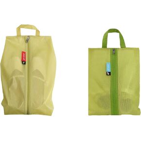 pack all Bundle | 1 Shoe Bag Mustard & 1 Kids Shoe Bag Green for family, men, women and children in Kuwait