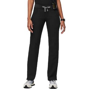 FIGS Kade Cargo Scrub Pants for Women - Black, M Tall in Saudi Arabia