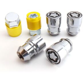 أقفال عجلة M14 × 2 (طول 1.42 بوصة)، تناسب F-150 2000-2014، Expedition 2000-2014، Navigator 2000-2014 - 4 صواميل قفل، قطعتان من مفتاح قفل العجلة in Kuwait