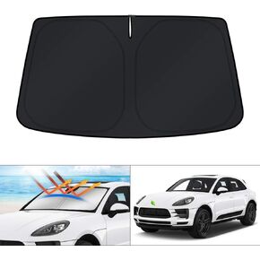 KUST غطاء شمسي مناسب للزجاج الأمامي لسيارة Ford Focus 2012-2018 ملحقات هاتشباك غطاء نافذة قابل للطي حاجب من الشمس كتل حماية من الأشعة فوق البنفسجية تحافظ على برودة سيارتك in Kuwait