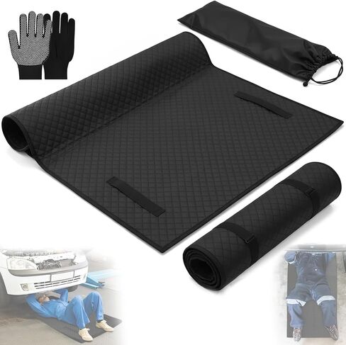 Magical Rolling Creeper Mat ​ – 58"x19" ​Mechanic Mat​ for Effortless Auto Repairs & Garage Work | Durable, Portable ​Mechanic Creeper for Truck Mechanics, DIY Enthusiasts, Ground Maintenance in Kuwait