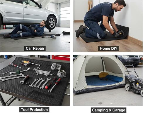 Magical Rolling Creeper Mat ​ – 58"x19" ​Mechanic Mat​ for Effortless Auto Repairs & Garage Work | Durable, Portable ​Mechanic Creeper for Truck Mechanics, DIY Enthusiasts, Ground Maintenance in Kuwait