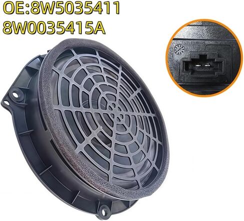 8W5035411 8W0035415A Car Front Rear Door Sound Speaker Horn Trumpet Compatible with Audi A4 S4 B9 A4L Quattro 2017 2018 2019 2020 2021 2022(Rear) in Saudi Arabia