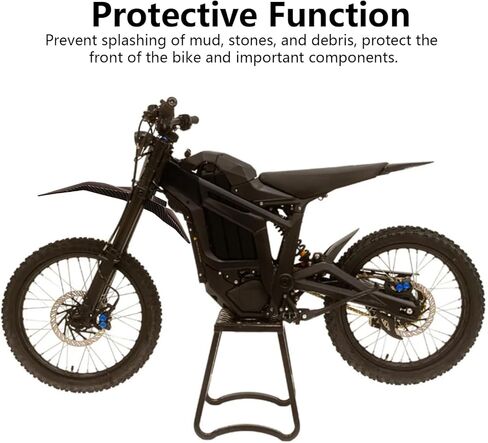 Front Mudguard, Carbon Fiber Style Impact Proof Splash Guard with ABS Material, Protector Mudguard Replacement for Talaria Sting X3 MX3 MX4 Electric Dirt Bike in Saudi Arabia