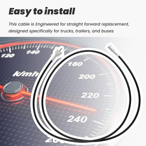 كابل عداد السرعة ASTROSYNC مناسب لسيارة Chevy Monte Carlo El Camino V10 V20 V30 K5 Blazer K10 Buick Regal Pontiac Grand Prix Oldsmobile Cutlass GMC Caballero 1985 1986 1987 1988 استبدال 88959481 25032875 in Kuwait