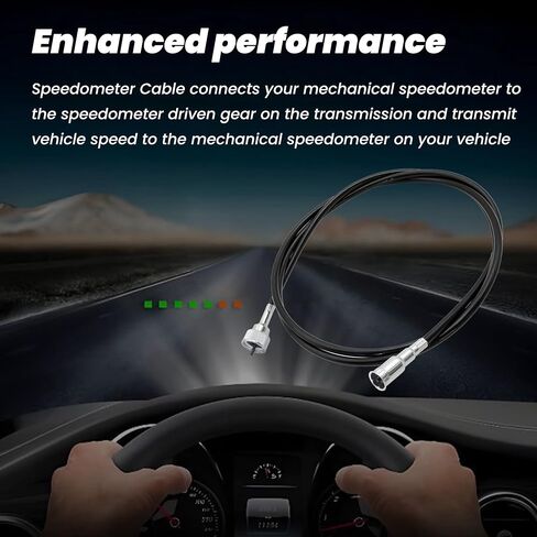 كابل عداد السرعة ASTROSYNC مناسب لسيارة Chevy Monte Carlo El Camino V10 V20 V30 K5 Blazer K10 Buick Regal Pontiac Grand Prix Oldsmobile Cutlass GMC Caballero 1985 1986 1987 1988 استبدال 88959481 25032875 in Kuwait