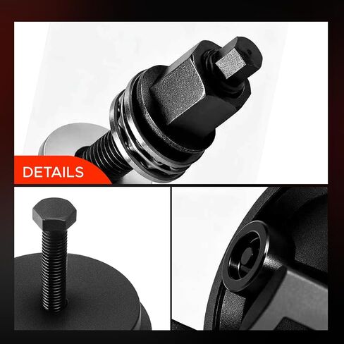 For GM 25264 Harmonic Balancer Puller, Harmonic Balancer Installation Tool Compatible for GM LS Engines 5.3L 6.0L 6.2L & Dodge Chrysler Jeep 3.6L 5.7L Hemi, No-Tap Removal, Crank Pulley Tool in Kuwait
