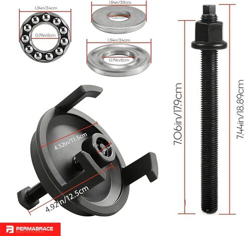 For GM 25264 Harmonic Balancer Puller, Harmonic Balancer Installation Tool Compatible for GM LS Engines 5.3L 6.0L 6.2L & Dodge Chrysler Jeep 3.6L 5.7L Hemi, No-Tap Removal, Crank Pulley Tool in Kuwait