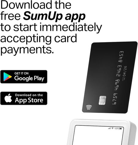 حزمة SumUp POS Lite وSolo Card Reader - نظام نقطة بيع الكل في واحد مزود بشاشة تعمل باللمس مقاس 13 بوصة ومعالجة دفع متكاملة in Kuwait